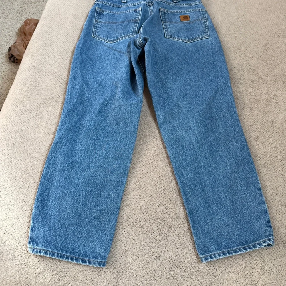Vintage 2000s Carhartt B17-DST Relaxed Fit Denim Jeans Blue 34x28 Workwear
